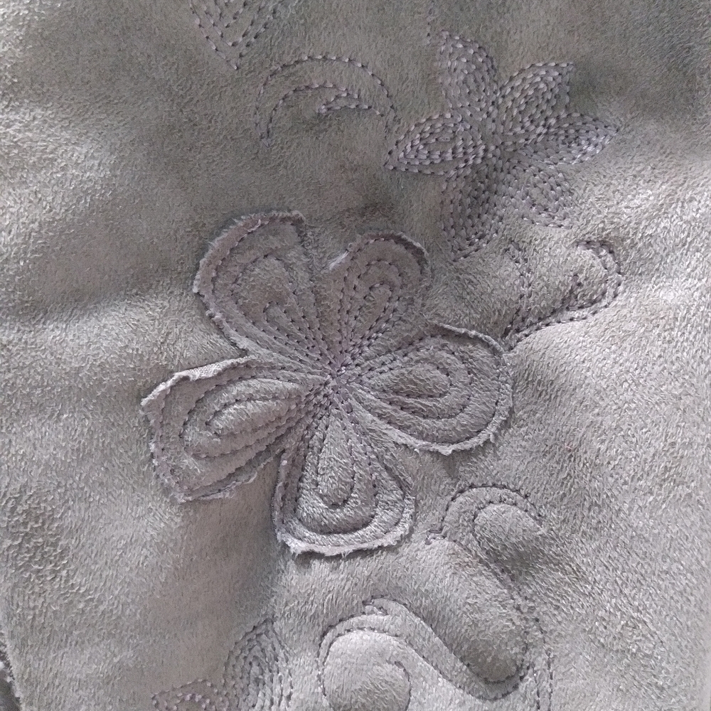 cotton ginny sherpa faux suede shacket - Picture 6 of 9